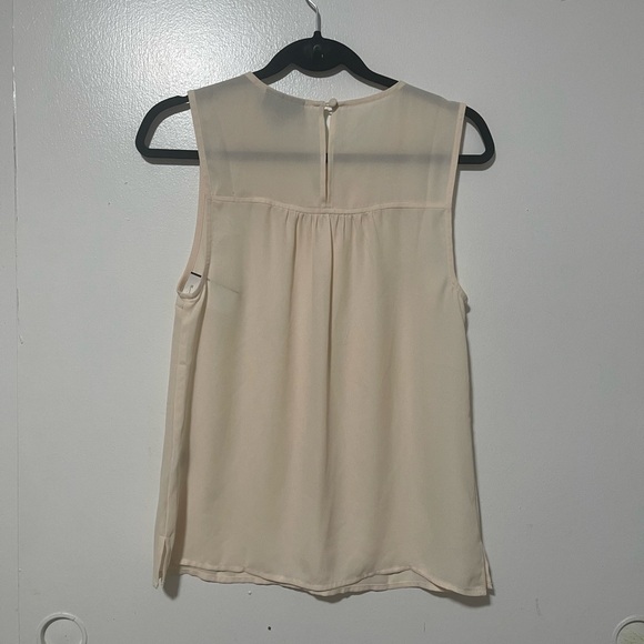 ModCloth cream vintage inspired blouse size S - Picture 4 of 4